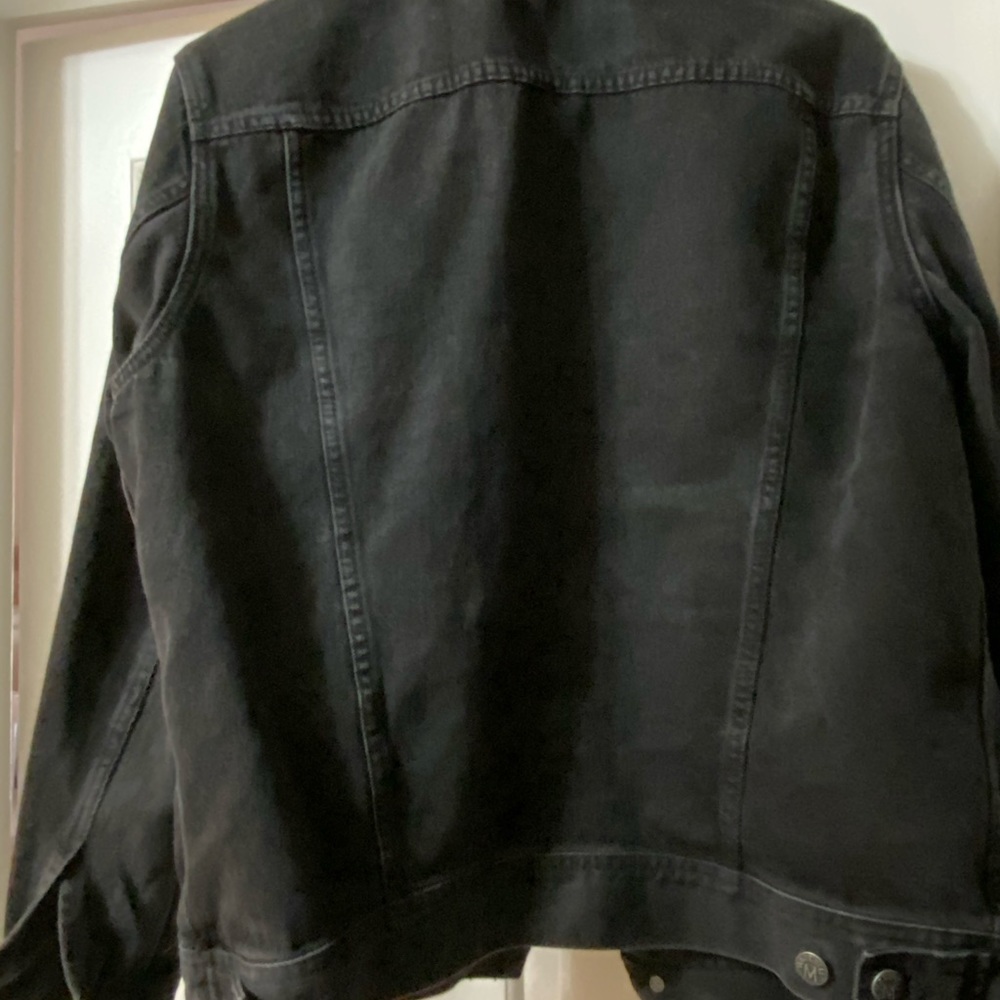 Men’s Madewell Black Denim Jacket Size M